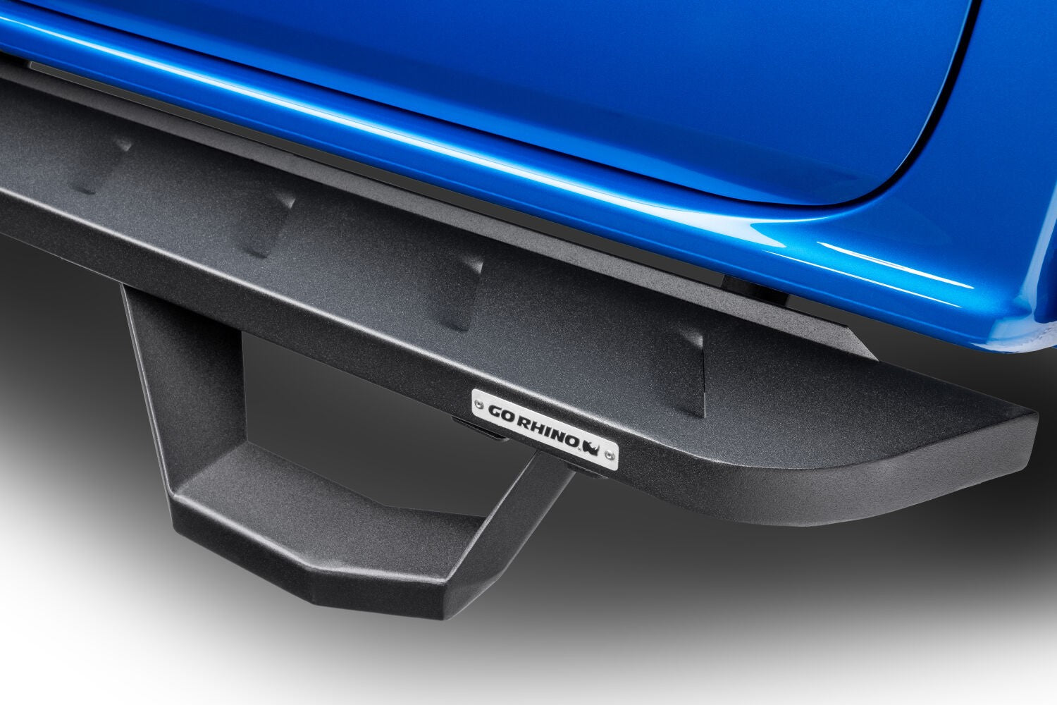 RB10 Running Boards With Mounting Brackets & 2 Pairs of Drop Steps Kit Textured Black 2007-2021 Toyota Tundra Go Rhino