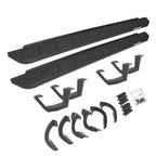 RB10 Running Boards With Mounting Brackets & 2 Pairs of Drop Steps Kit Textured Black 2014-2024 Toyota 4Runner Go Rhino