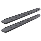 RB10 Running Boards With Mounting Brackets & 2 Pairs of Drop Steps Kit Protective Bedliner Coating 2005-2023 Toyota Tacoma Go Rhino