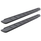 RB10 Running Boards With Mounting Brackets & 2 Pairs of Drop Steps Kit Protective Bedliner Coating 2022-2026 Toyota Tundra Extended Cab Go Rhino