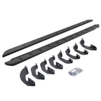 RB10 Slim Line Running Boards With Mounting Brackets Cruved Textured Black 2022-2026 Toyota Tundra Extended Cab Go Rhino
