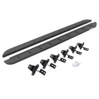 RB10 Slim Line Running Boards With Mounting Brackets Protective Bedliner Coating 2018-2026 Jeep Wrangler Go Rhino