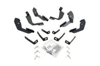 OE Xtreme Side Steps Mounting Brackets Only Textured Black 2015-2019 Silverado/Sierra 2500 HD Go Rhino