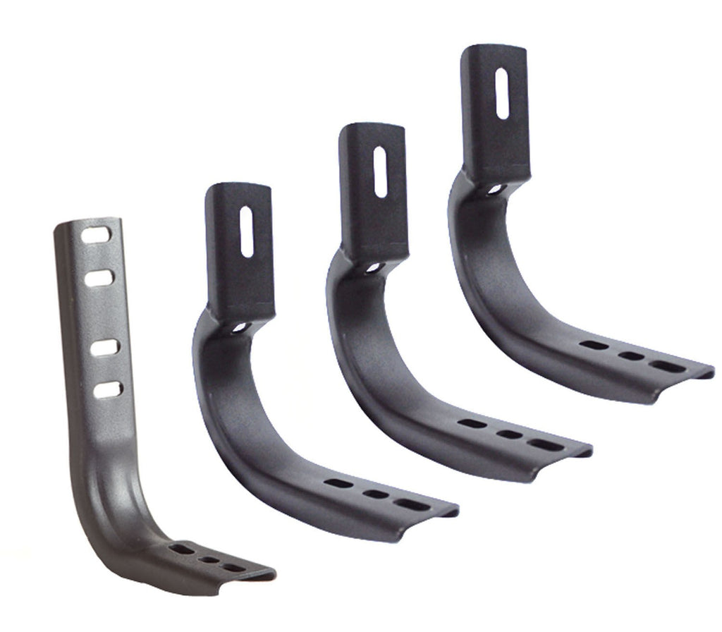 Brackets for 6 Inch OE Xtreme Wheel to Wheel SideSteps Black powder coat 2007-2014 Silverado/Sierra 2500 HD/3500 HD Go Rhino