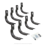 OE Xtreme Side Steps Mounting Brackets Only Textured Black 2019-2026 Sierra 1500 2020-2025 Silverado/Sierra 2500 HD Go Rhino
