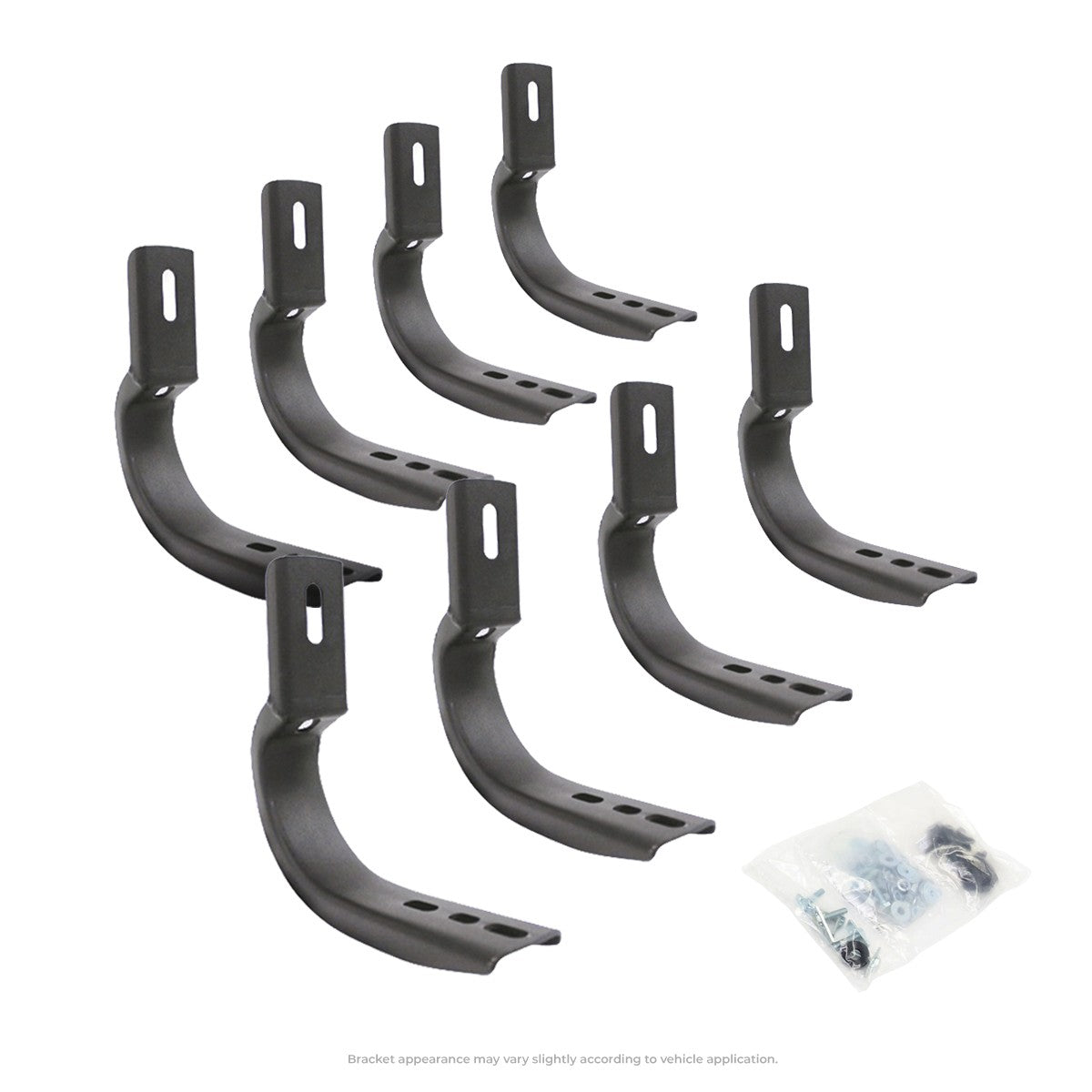 OE Xtreme Side Steps Mounting Brackets Only Textured Black 2019-2026 Sierra 1500 2020-2025 Silverado/Sierra 2500 HD Go Rhino