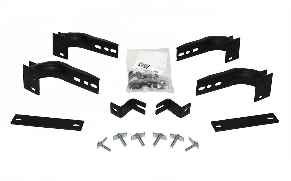 OE Xtreme Side Steps Mounting Brackets Only Textured Black 2011-2014 Dodge Durango 2011-2021 Jeep Grand Cherokee Go Rhino