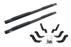 4 Inch OE Xtreme SideSteps With Mounting Bracket Kit Textured Black 2019-2026 Silverado/Sierra 1500/2500 HD Extended Cab Go Rhino