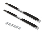 4 Inch OE Xtreme SideSteps With Mounting Bracket Kit Polished Stainless Steel 2019-2026 Silverado/Sierra 1500/2500 HD Go Rhino