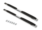 4 Inch OE Xtreme SideSteps With Mounting Bracket Kit Polished Stainless Steel 2009-2010 Dodge Ram 1500/2500/3500 Go Rhino