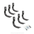 OE Xtreme Side Steps Mounting Brackets Only Textured Black 2022-2026 Toyota Tundra Go Rhino