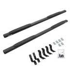 4 Inch OE Xtreme SideSteps With Mounting Bracket Kit Textured Black 2020-2025 Jeep Gladiator Go Rhino