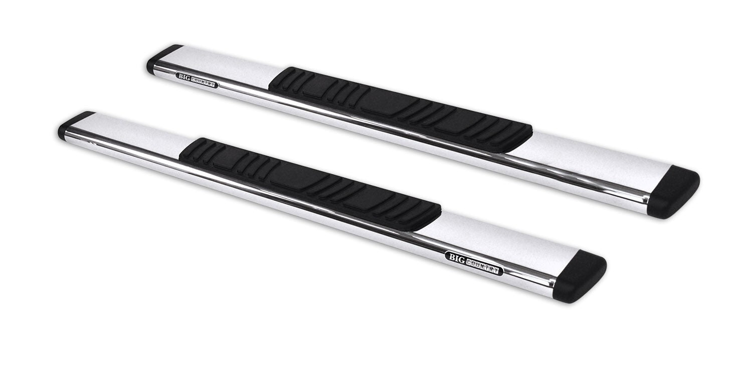 5 Inch OE Xtreme Low Profile SideSteps With Mounting Bracket Kit Polished Stainless Steel 2021-2025 Ford Bronco 2 Door Go Rhino