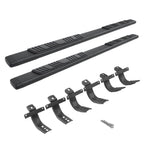 5 Inch OE Xtreme Low Profile SideSteps With Mounting Bracket Kit Textured Black 2021-2025 Ford Bronco 4 Door Go Rhino