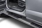 5 Inch OE Xtreme Low Profile SideSteps With Mounting Bracket Kit Polished Stainless Steel 2015-2026 Ford F-150/ F-250/F-350 Go Rhino
