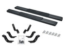 5 Inch OE Xtreme Low Profile SideSteps With Mounting Bracket Kit Textured Black 2007-2017 Toyota Tundra Go Rhino