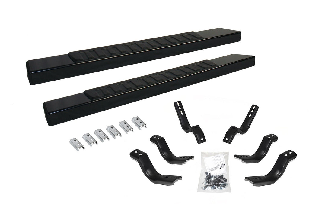 6 Inch OE Xtreme II SideSteps With Mounting Bracket Kit Textured Black 2009-2025 Dodge Ram 150/2500/3500 Go Rhino