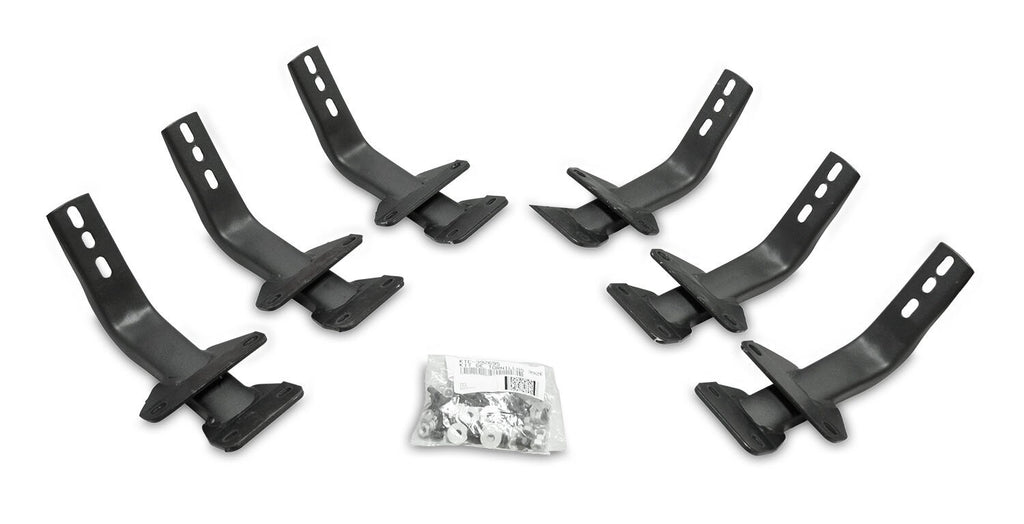 6 Inch OE Xtreme II SideSteps With Mounting Bracket Kit Textured Black 2015-2026 Ford F-150/ F-250/F-350 Standard Cab Go Rhino