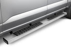 6 Inch OE Xtreme II SideSteps With Mounting Bracket Kit Polished Stainless Steel 2015-2026 Ford F-150/ F-250/F-350 Crew Cab Go Rhino