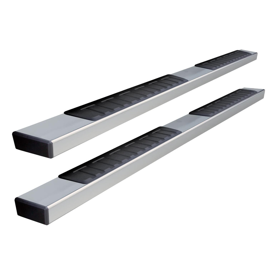 6 Inch OE Xtreme II SideSteps With Mounting Bracket Kit Polished Stainless Steel 2022-2026 Toyota Tundra Extended Cab Go Rhino