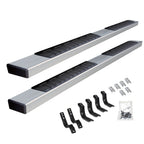 6 Inch OE Xtreme II SideSteps With Mounting Bracket Kit Polished Stainless Steel 2022-2026 Toyota Tundra Extended Cab Go Rhino