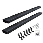 6 Inch OE Xtreme II SideSteps With Mounting Bracket Kit Textured Black 2022-2026 Toyota Tundra Extended Cab Go Rhino