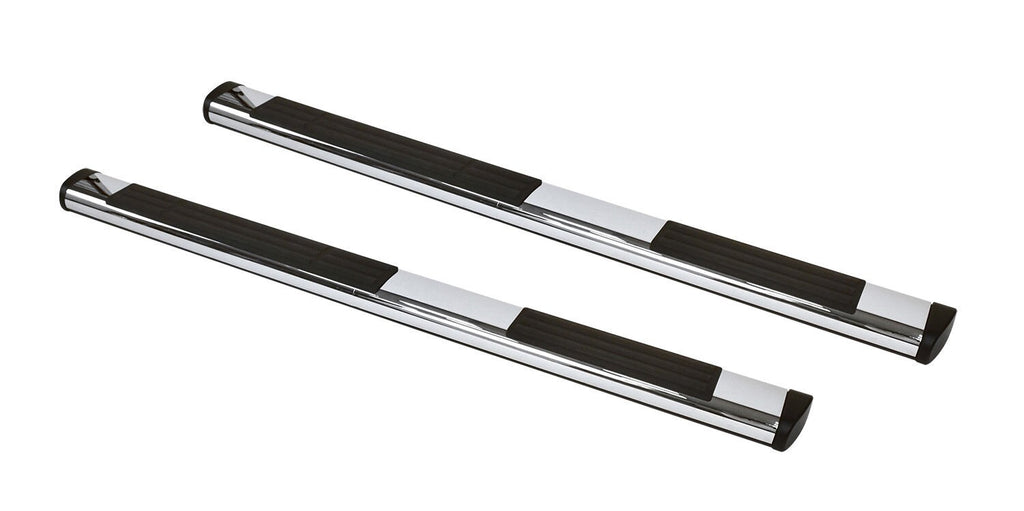 6 Inch OE Xtreme Composite SideSteps Kit 80in Long Chrome + 3 Brackets Per Side Chrome 2007-2013 Silverado/Sierra 1500 Go Rhino