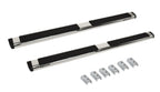 6 Inch OE Xtreme SideSteps With Mounting Bracket Kit Polished Stainless Steel 2009-2010 Dodge Ram 1500/2500/3500 Go Rhino