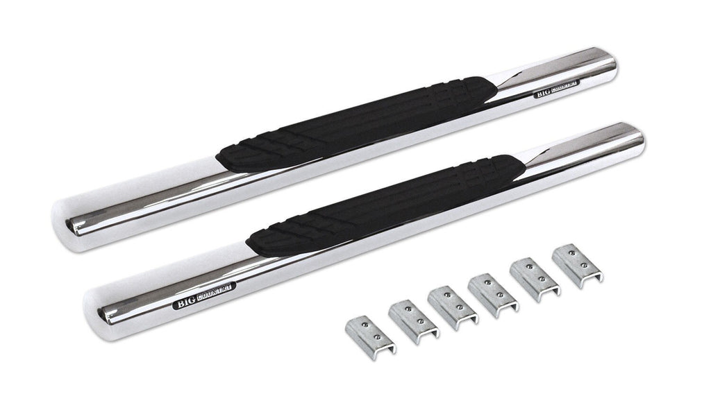 6 Inch OE Xtreme SideSteps With Mounting Bracket Kit Polished Stainless Steel 2015-2026 Ford F-150/ F-250/F-350 Go Rhino