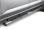 6 Inch OE Xtreme SideSteps With Mounting Bracket Kit Polished Stainless Steel 2015-2026 Ford F-150/ F-250/F-350 Crew Cab Go Rhino