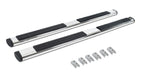 6 Inch OE Xtreme SideSteps With Mounting Bracket Kit Polished Stainless Steel Inch 2005-2026 Nissan Frontier Go Rhino