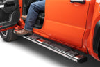 6 Inch OE Xtreme Side Steps with Mounting Brackets Kit Polished Stainless Steel 2024-2026 Toyota Tacoma Go Rhino