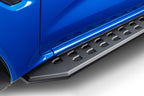 RB10 Slim Line Running Boards With Mounting Brackets Angled Textured Black 2019-2026 Ford Ranger Go Rhino