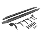 RB10 Slim Line Running Boards With Mounting Brackets Angled Protective Bedliner Coating 2019-2026 Ford Ranger Go Rhino