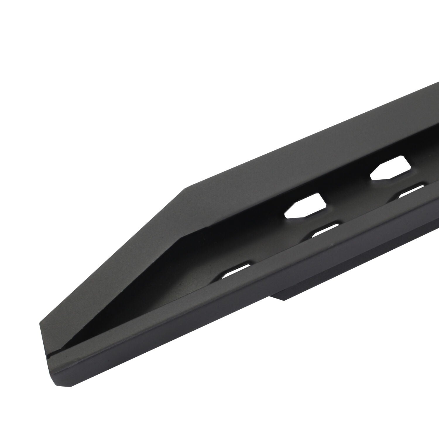 RB10 Slim Line Running Boards With Mounting Brackets Angled Textured Black 2019-2026 Sierra 1500 2020-2026 Sierra 2500/3500 HD Extended Cab Go Rhino