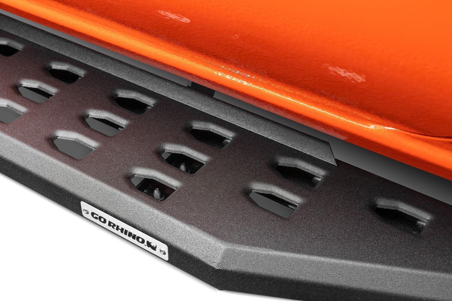 RB20 Running Boards With Mounting Brackets Textured Black 2009-2014 Dodge Ram 1500 Go Rhino