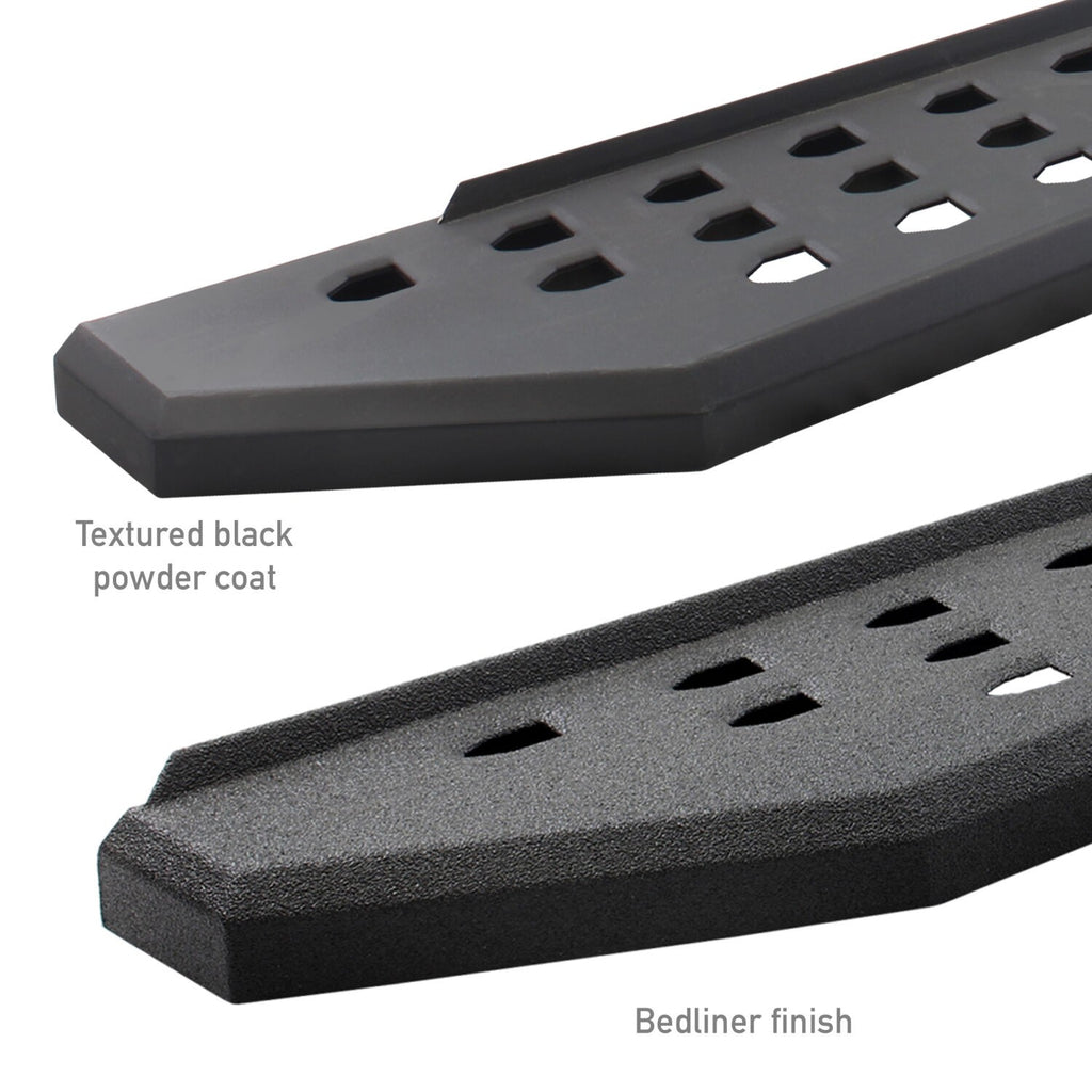 RB20 Running Boards With Mounting Brackets Protective Bedliner Coating 2009-2010 Dodge Ram 1500/2500/3500 Go Rhino