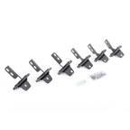 V Series V3, RB30 and RB Slim Side Steps Mounting Brackets Only Textured Black 2021-2025 Ford Bronco Go Rhino