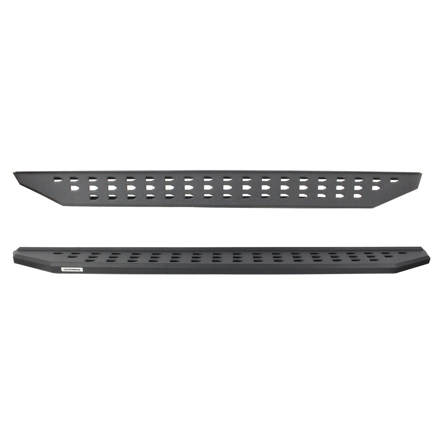 RB20 Running Boards With Mounting Brackets Textured Black 2021-2025 Ford Bronco 2 Door Go Rhino