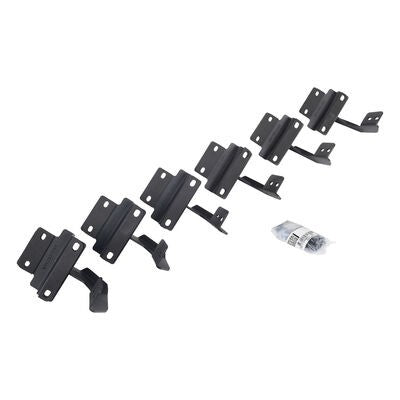 V Series V3, RB30 and RB Slim Side Steps Mounting Brackets Only Textured Black 2015-2026 Ford F-150/ F-250/F-350 Go Rhino