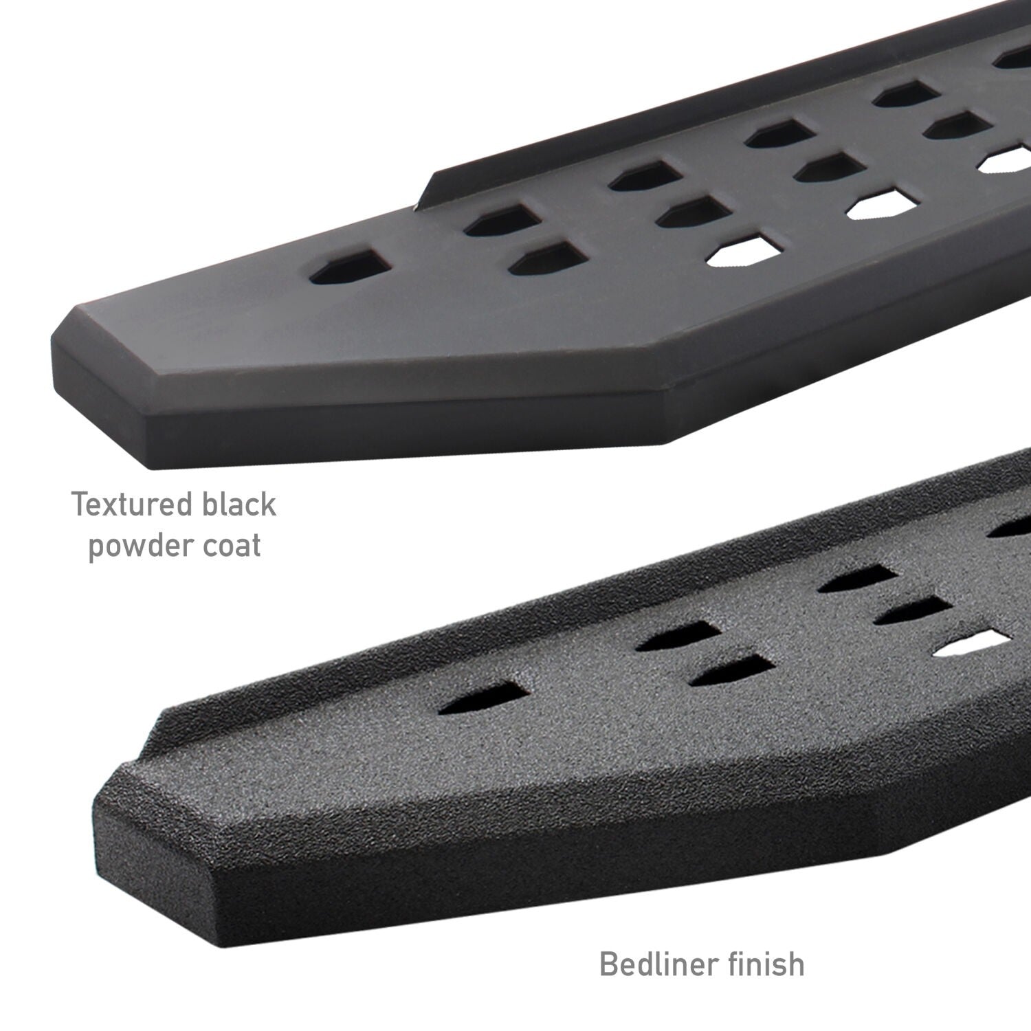 RB20 Running Boards With Mounting Brackets & 2 Pairs of Drop Steps Kit Textured Black 2015-2026 Ford F-150/ F-250/F-350 Go Rhino