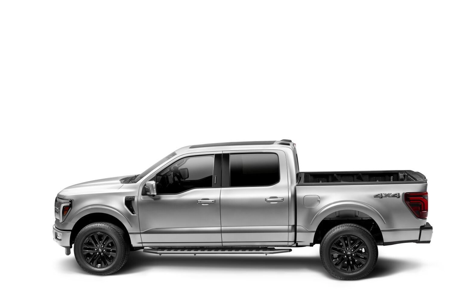 RB20 Running Boards With Mounting Brackets Textured Black 2015-2026 Ford F-150/ F-250/F-350 Go Rhino