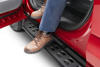 RB10 Slim Line Running Boards With Mounting Brackets Angled Textured Black 2015-2026 Ford F-150/ F-250/F-350 Go Rhino