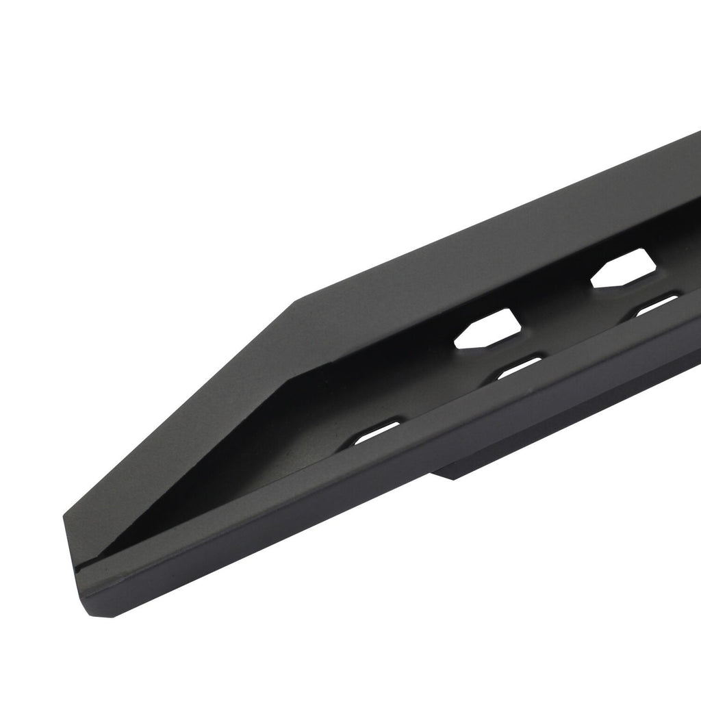RB10 Slim Line Running Boards With Mounting Brackets Textured Black 2015-2026 Ford F-150/ F-250/F-350 Extended Cab Go Rhino