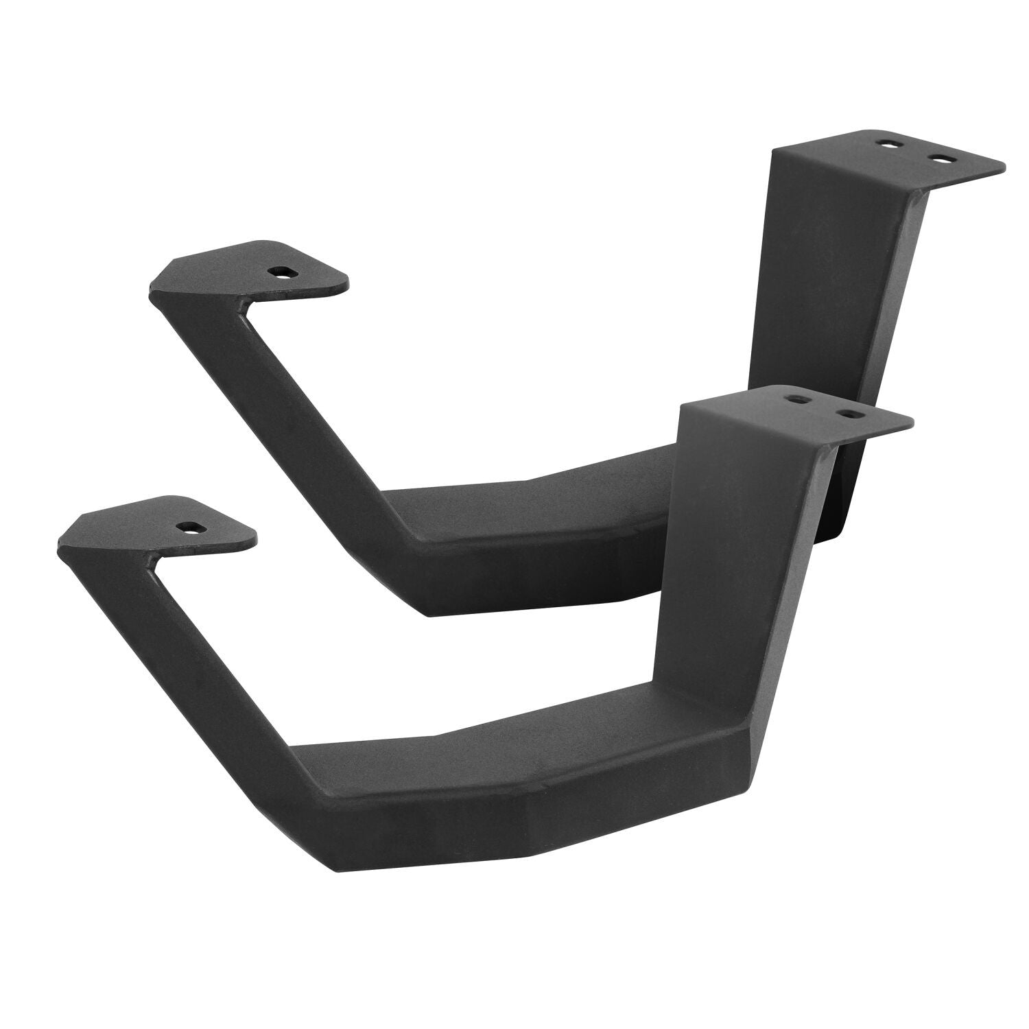 RB10 Running Boards With Mounting Brackets Textured Black 1999-2024 Ford F-250/F-350 2007-2024 Toyota Tundra 2007-2026 Jeep Wrangler JK/JL Go Rhino