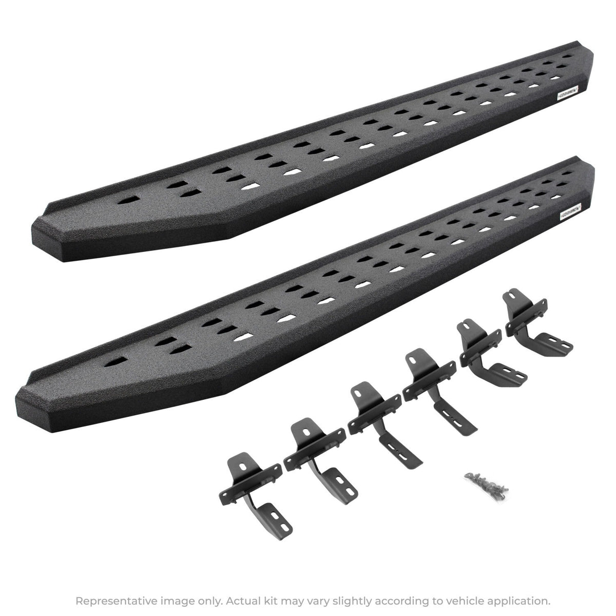 RB20 Running Boards With Mounting Brackets Protective Bedliner Coating 2015-2026 Colorado/Canyon Go Rhino