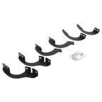 RB10/RB20 Running Boards Mounting Brackets Only Textured Black 2014-2024 Toyota 4Runner Go Rhino
