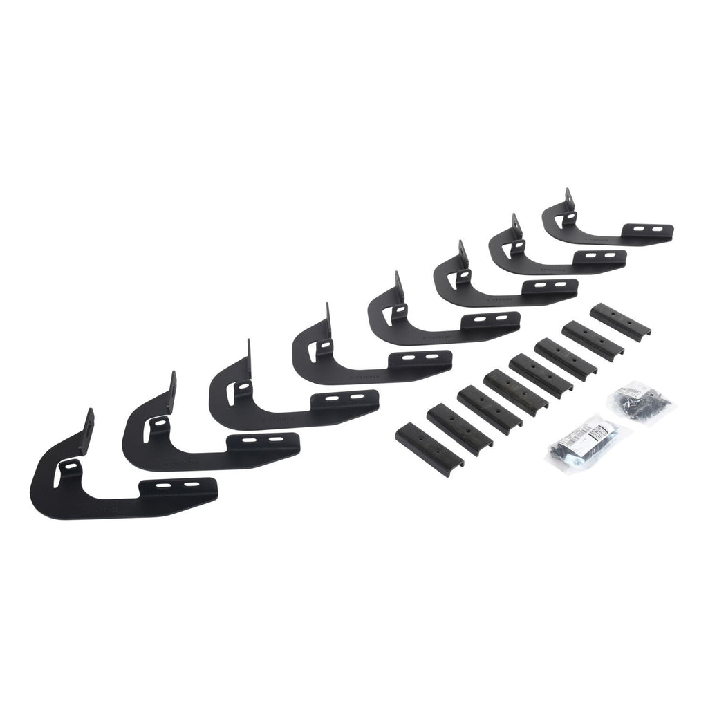 V Series V3, RB30 and RB Slim Side Steps Mounting Brackets Only Textured Black 2014-2024 Toyota 4Runner Go Rhino