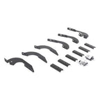 RB10/RB20 Running Boards Mounting Brackets Only Textured Black 2005-2023 Toyota Tacoma Go Rhino