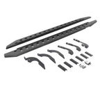 RB20 Slim Line Running Boards With Mounting Brackets Protective Bedliner Coating 2005-2023 Toyota Tacoma Go Rhino